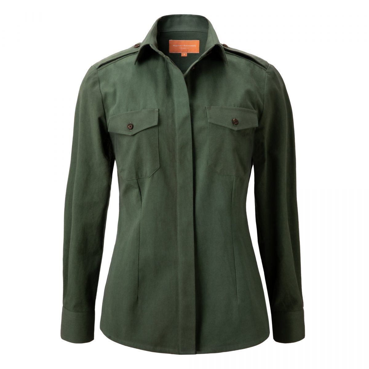 WR Ladies Safari Shirt in Green-13