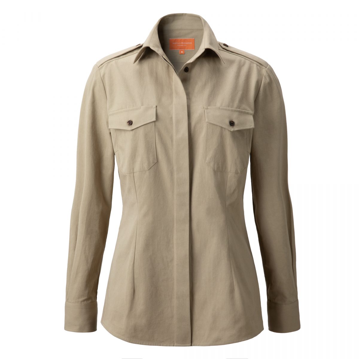 WR Ladies Safari Shirt in Stone-14