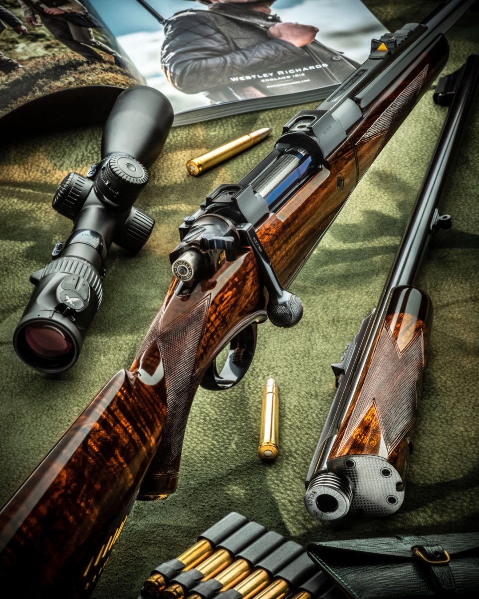 A Sublime Westley Richards .300 WM And .375 H&H Take-Down Magazine Rifle