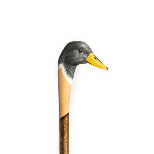 Hand Carved Drake Mallard Walking Stick