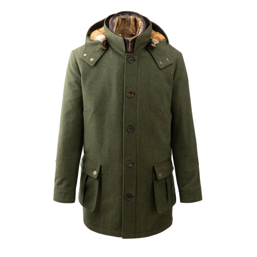 Men's Antonius Fur Lined Coat with Removable Gilet