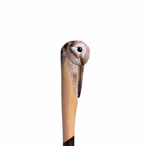 Hand Carved Downward Woodcock Walking Stick
