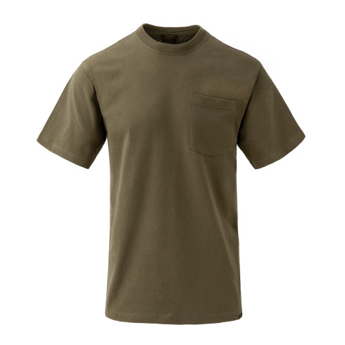 S/S Frontier Solid T-Shirt in Dark Olive