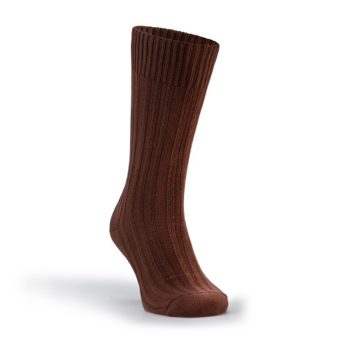Cotton Boot Socks in Bark