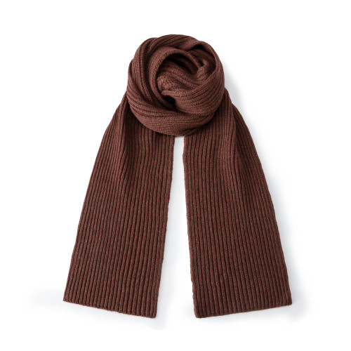 Anglesey Knit Scarf in Sienna