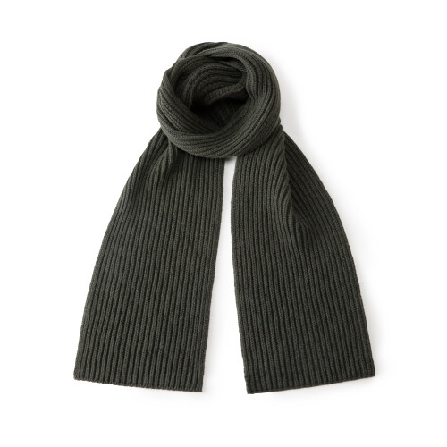 Anglesey Knit Scarf in Forest