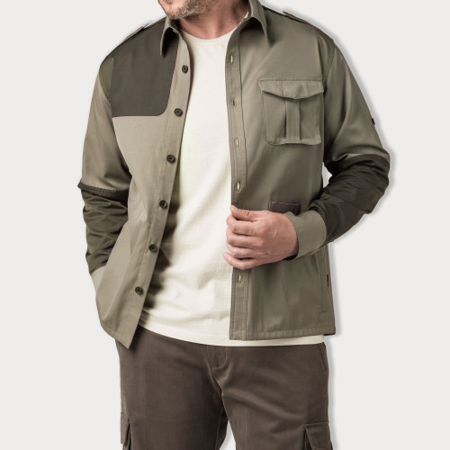 Huntsman Overshirt in Wildgrass