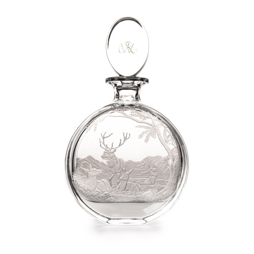 Hand Engraved Crystal Decanter Highland