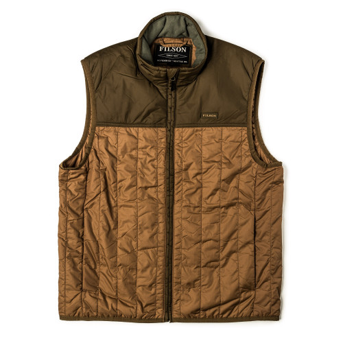 Ultra Light Weight Vest in Dark Tan