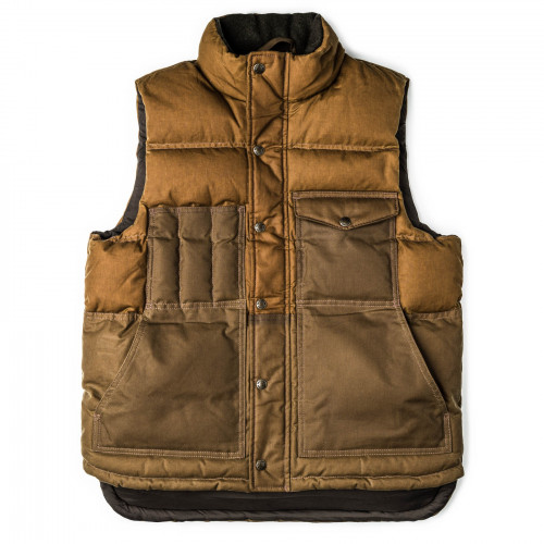 Down Cruiser Vest in Dark Tan