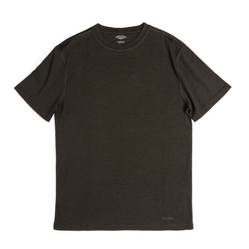 Short Sleeve Merino Crew T-Shirt - Olive