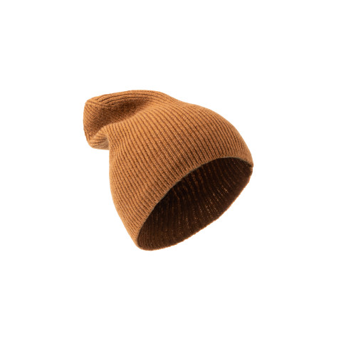 Cashmere Knit Hat in Chestnut