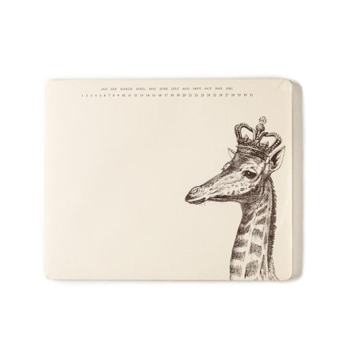 Royal Giraffe Mousepad Notepad