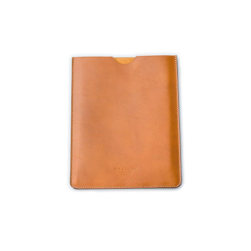 Leather Ipad Case in Mid Tan