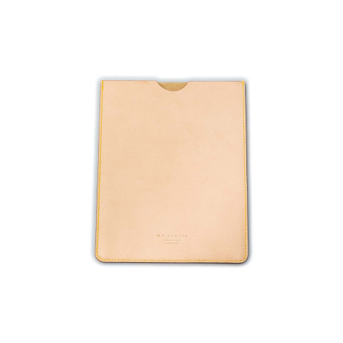 Leather Ipad Case in Natural