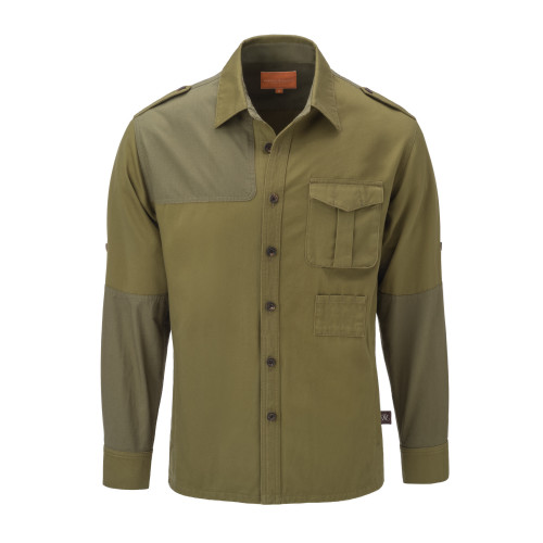 Ripstop Huntsman Overshirt in Military Green