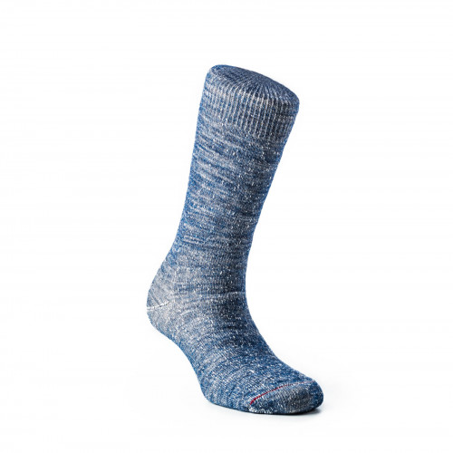 Double Face Merino Wool Socks in Deep Ocean