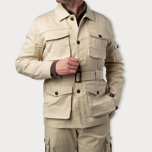 Selous Safari Jacket in Sand Stone