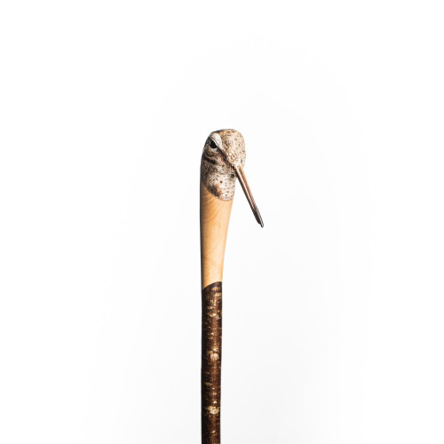 Hand Carved Woodcock Walking Stick