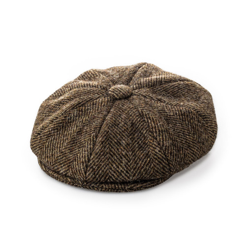 Redford Tweed cap in Bowden Herringbone