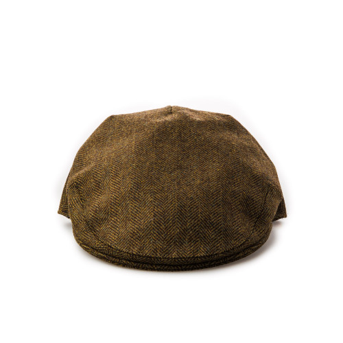 Kinloch Tweed Cap in Herringbone Tweed