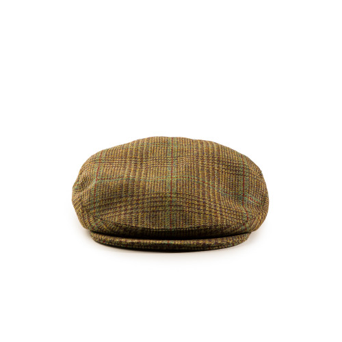 Bond Tweed Cap Prince of Wales in Green