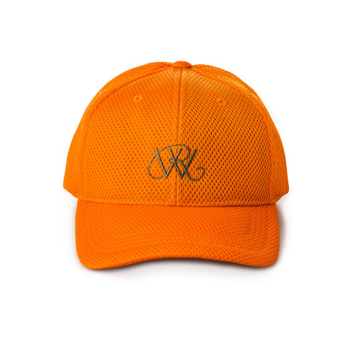 Mesh Logo Cap in Orange