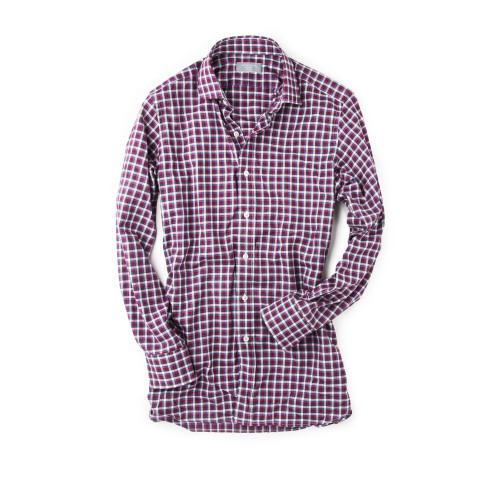 Classic Shirt in Red/Navy Check