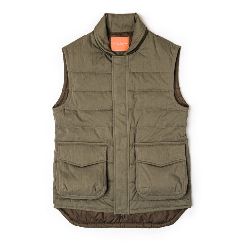 Pathfinder Quilted Gilet in Hunter Green