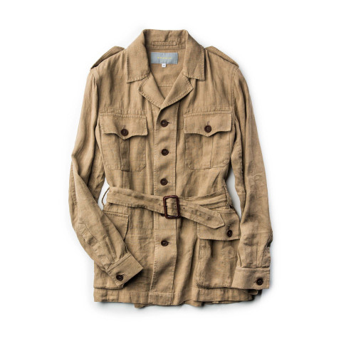 Safari Jacket in Beige