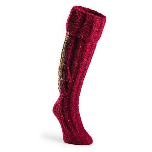 Chargot Shooting Sock in Rage Red