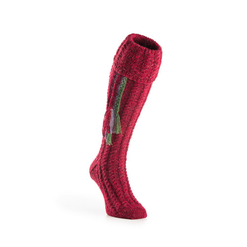 Chargot Shooting Sock in Rage Red