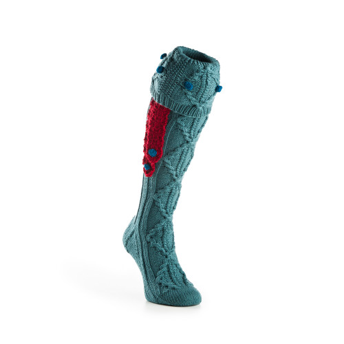 Brigands Shooting Sock in Teal