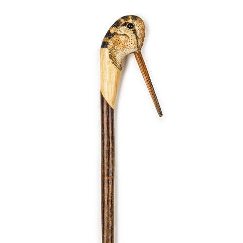 Hand Carved Country Woodcock Walking Stick
