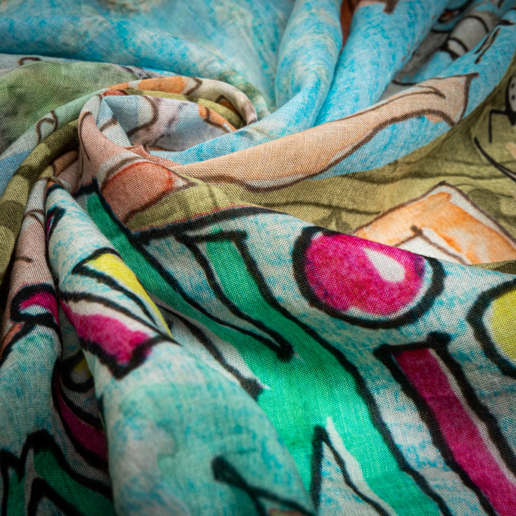 Faliero Sarti Scarfs スカーフ Faliero Sarti Tokyo Scarf