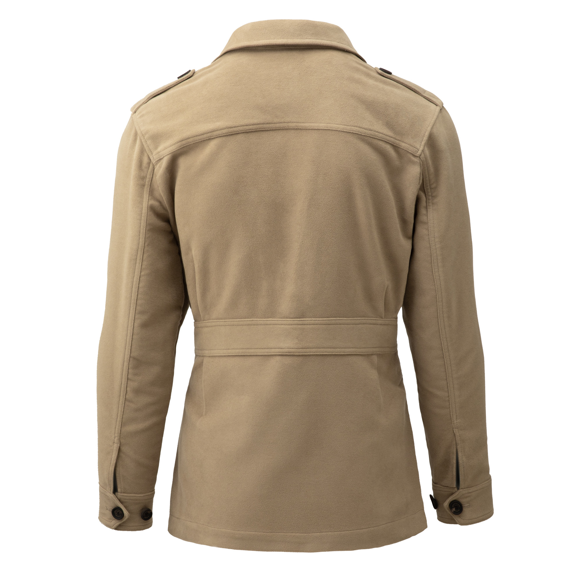Westley Richards Moleskin Travel Jacket in British Khaki