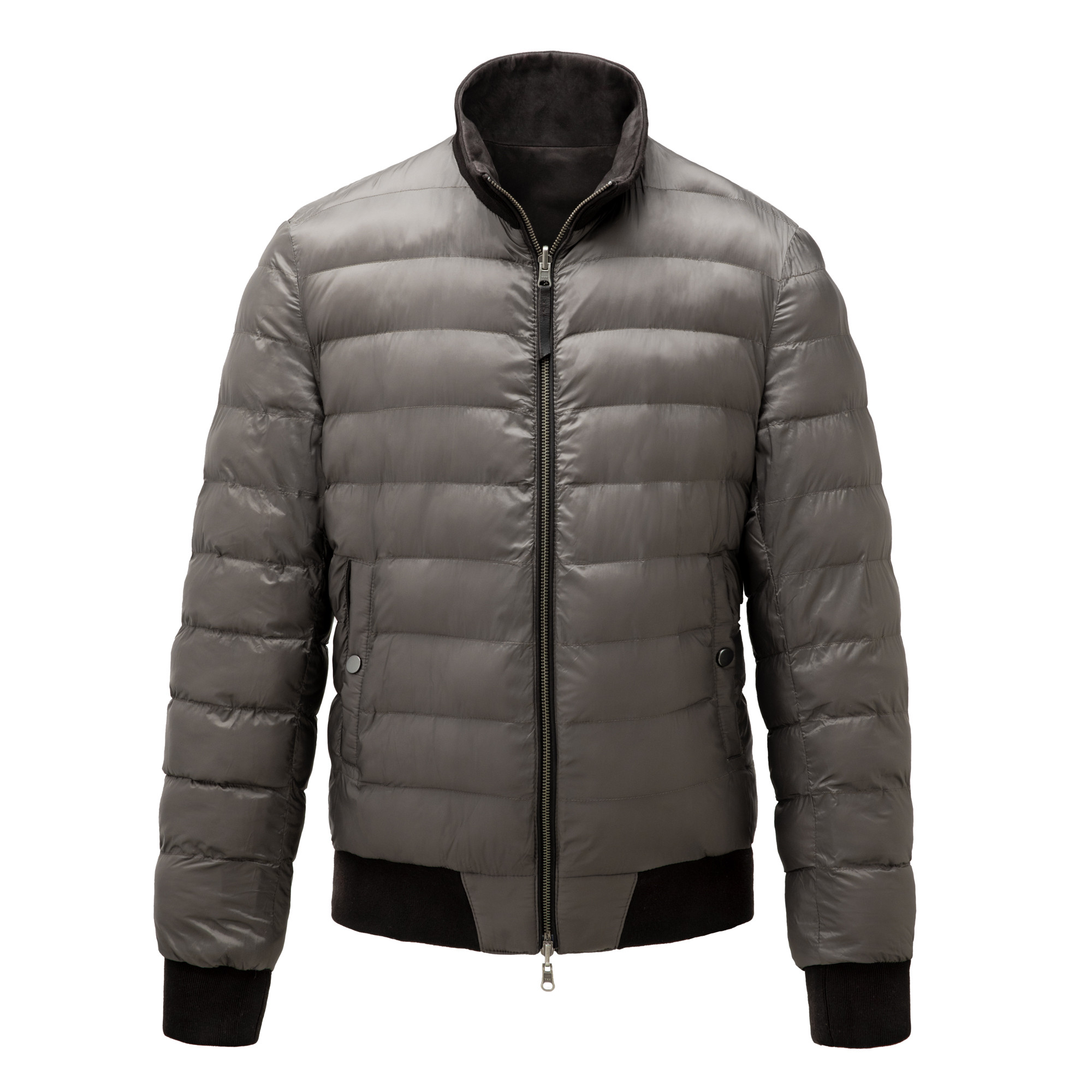 L'Impermeabile Reversible Suede Bomber Jacket