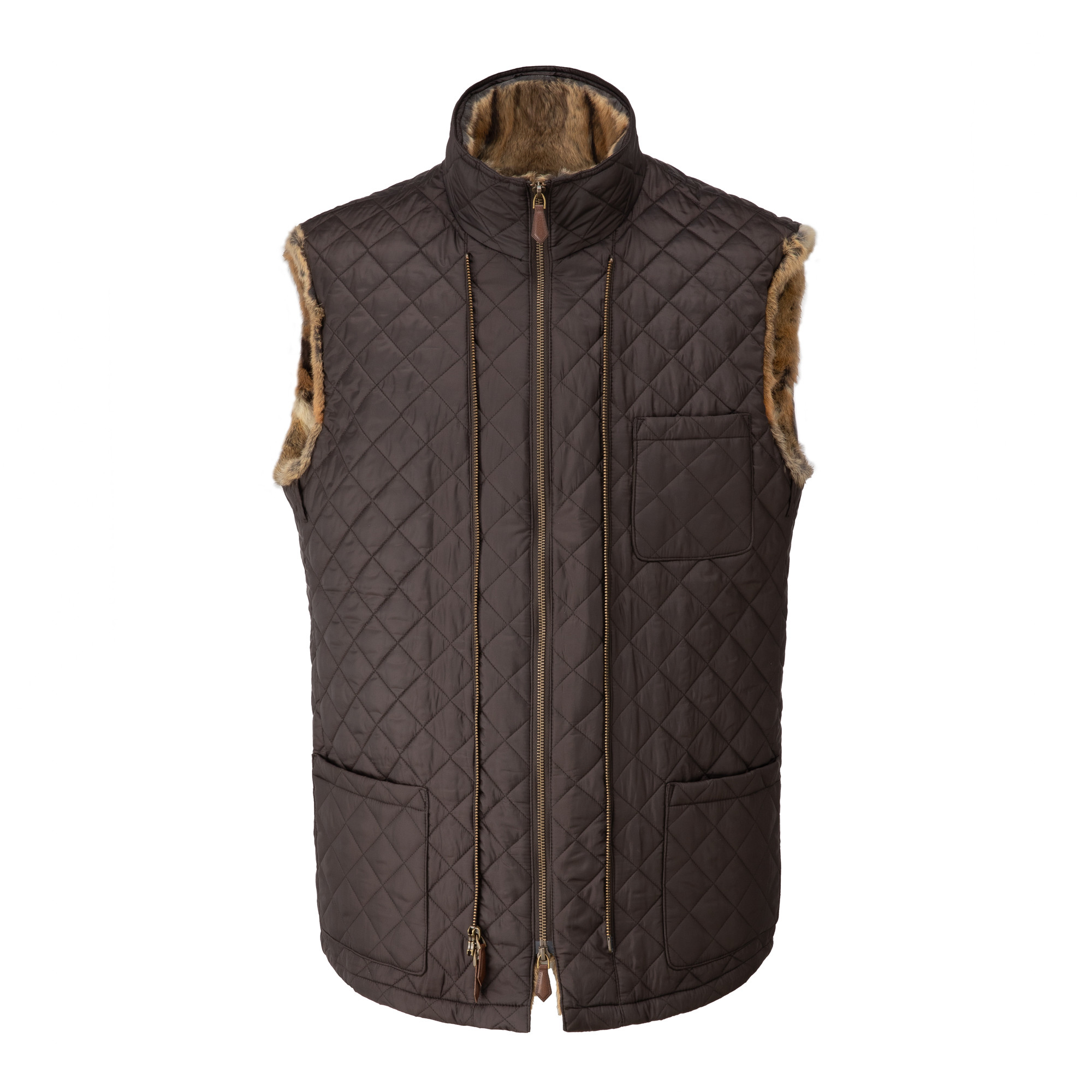 Habsburg Men s Antonius Fur Lined Coat with Removable Gilet