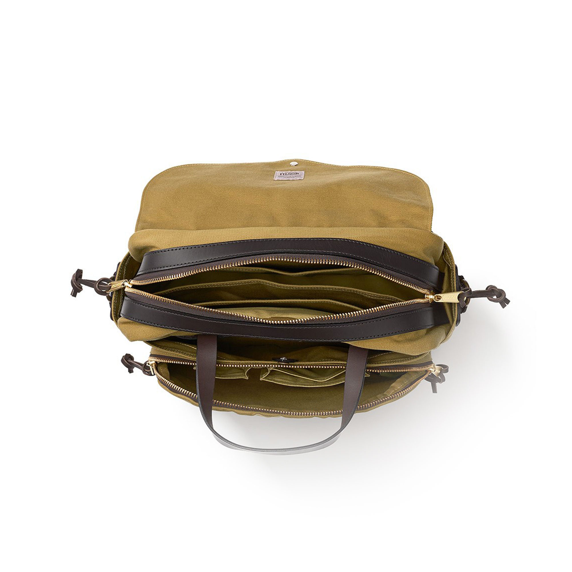 Filson Padded Laptop Briefcase Tan