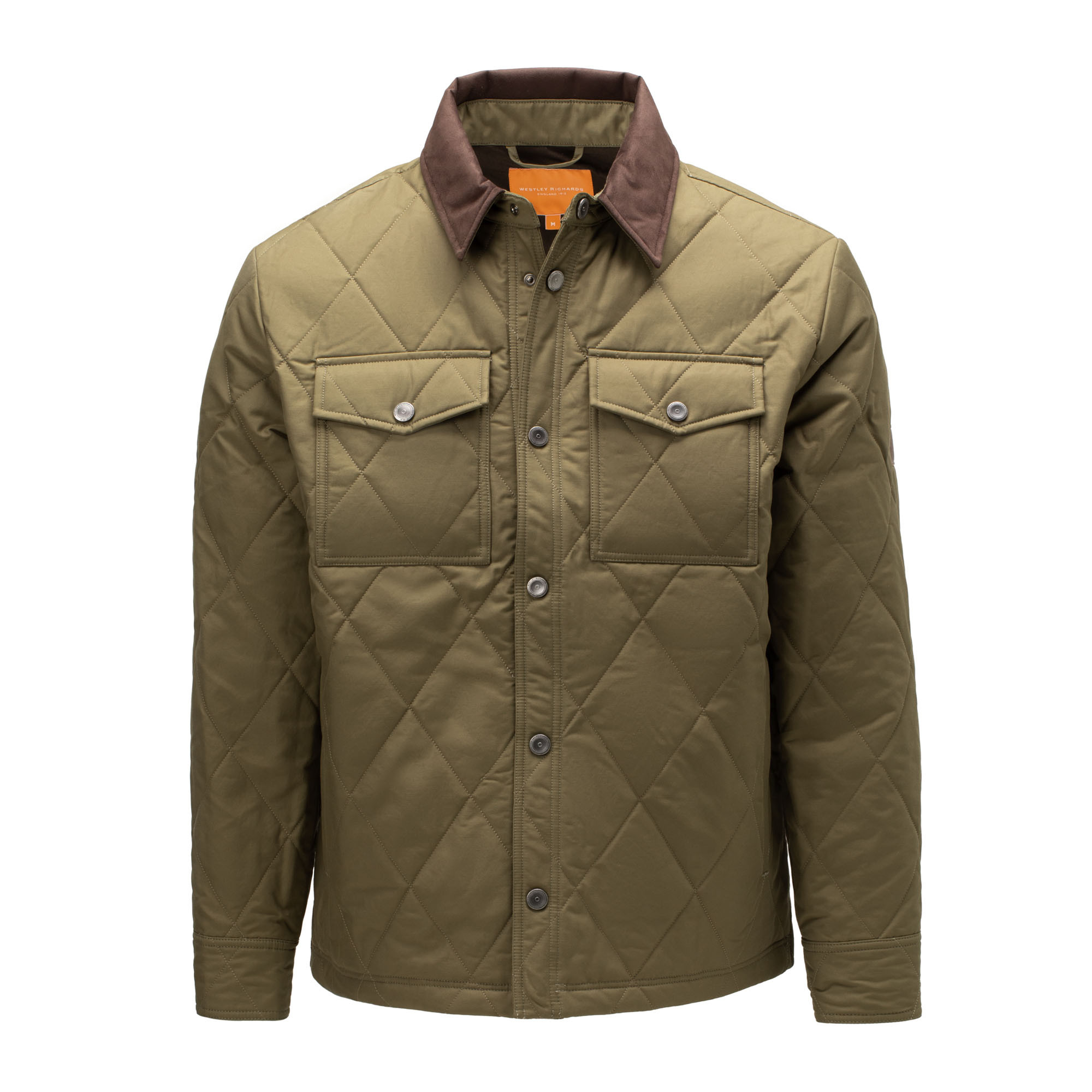 Sussex quilted jacket with on sale corduroy collar