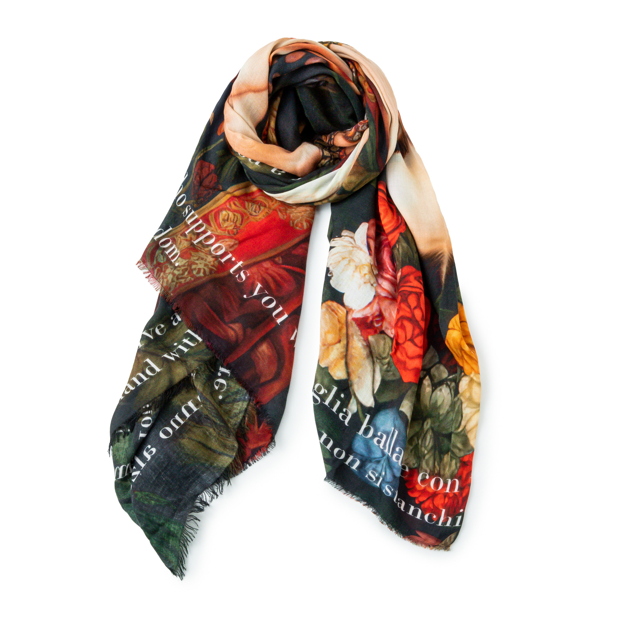 Faliero Sarti Frida Kalo Scarf Faliero Sarti Frida Kalo Scarf