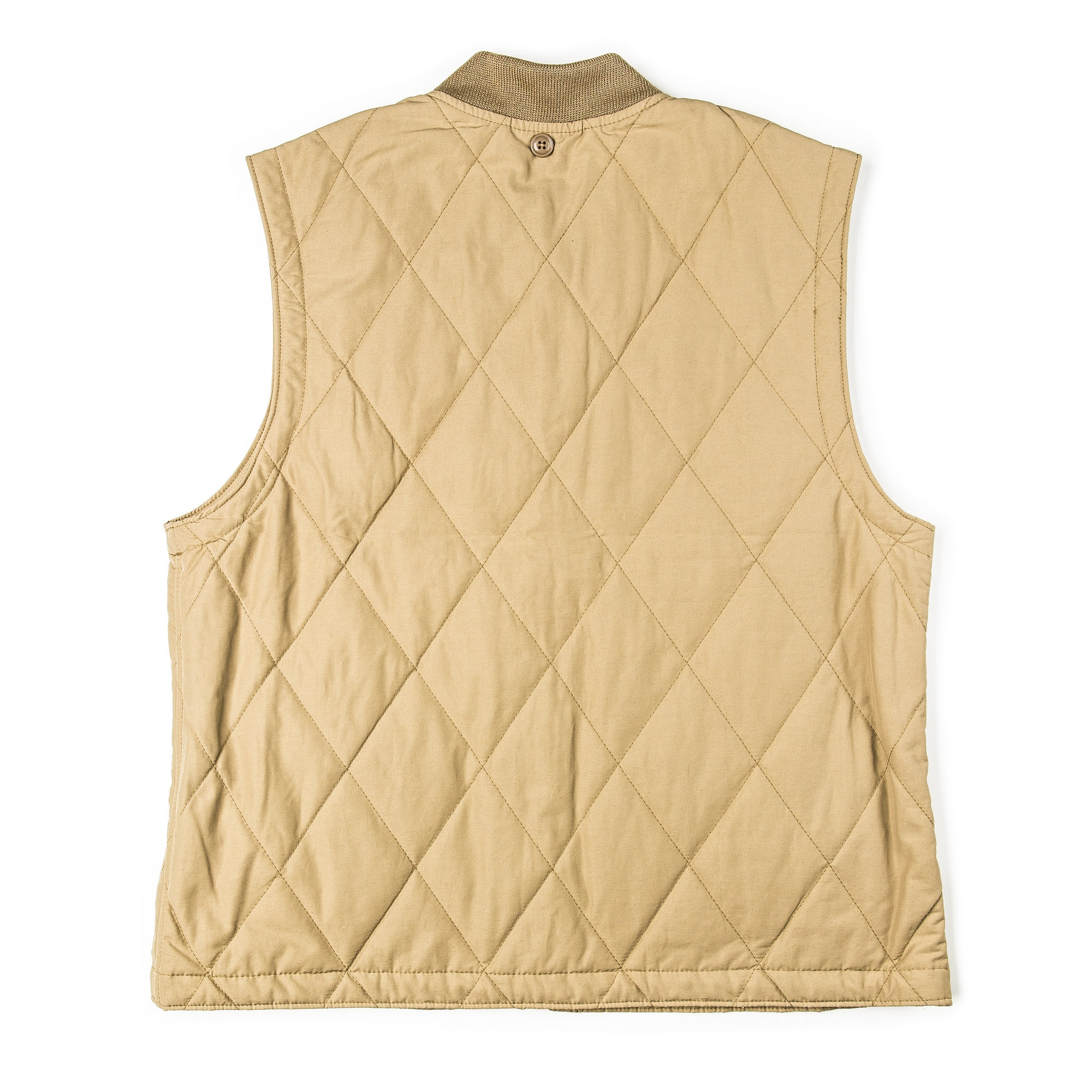 Quilted Pack Vest Grey Khaki