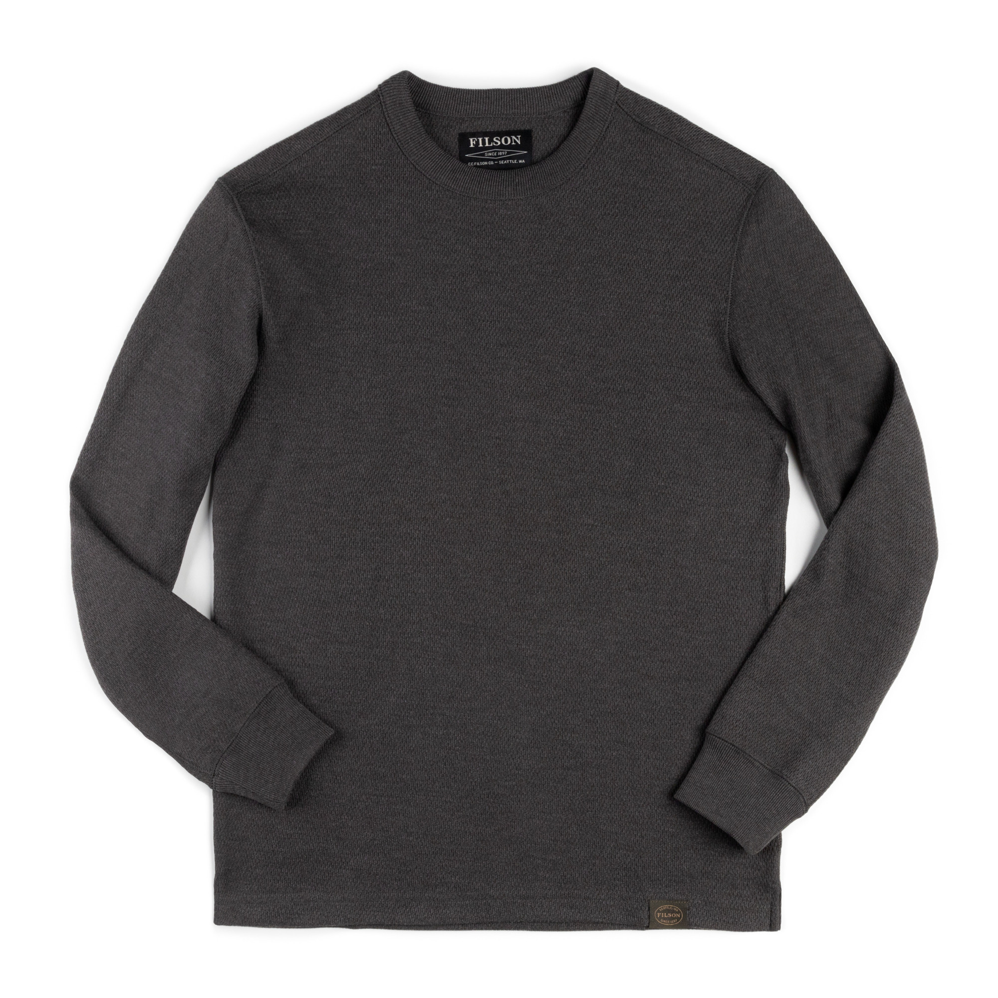Waffle knit crewneck hotsell