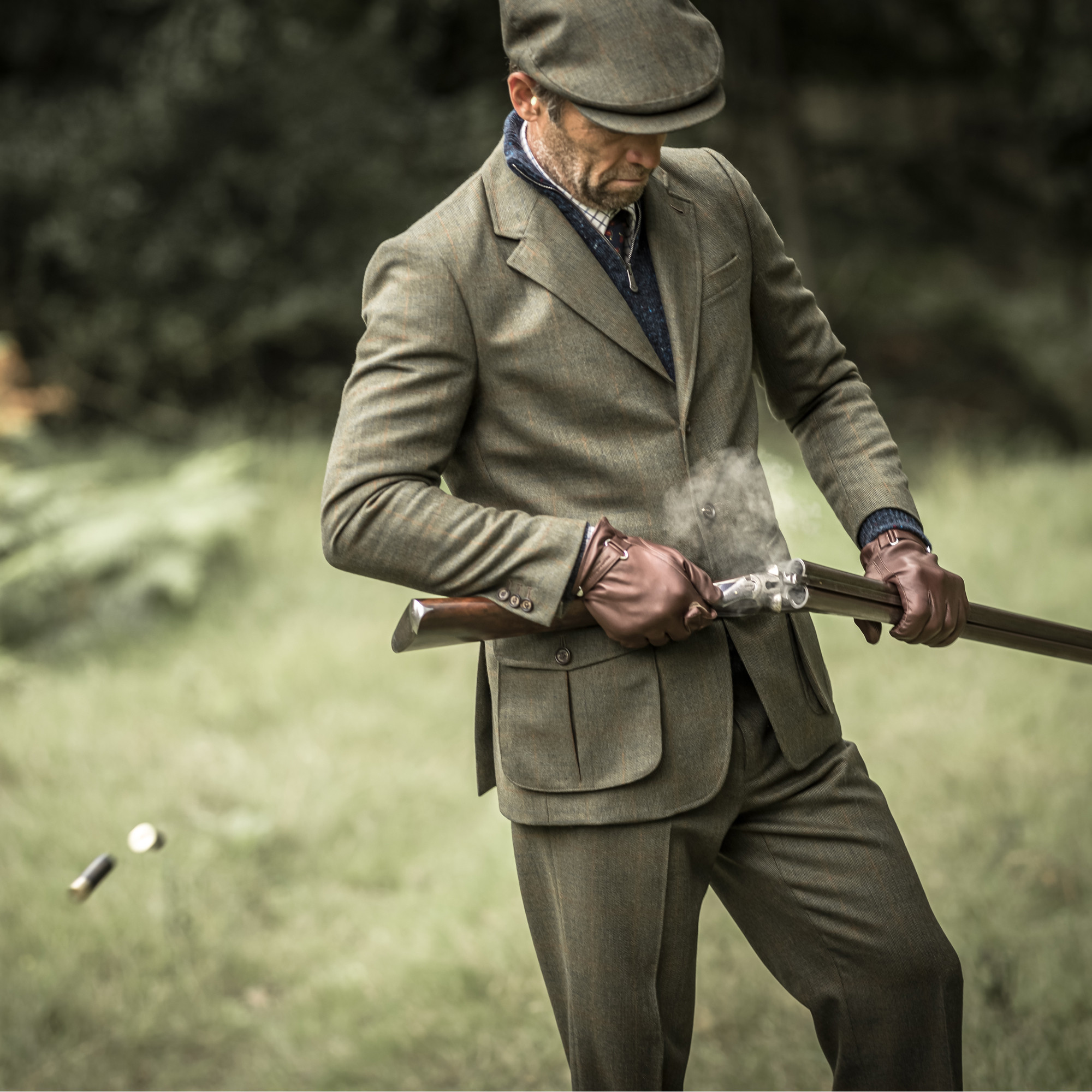 Tweed shooting outlet suit
