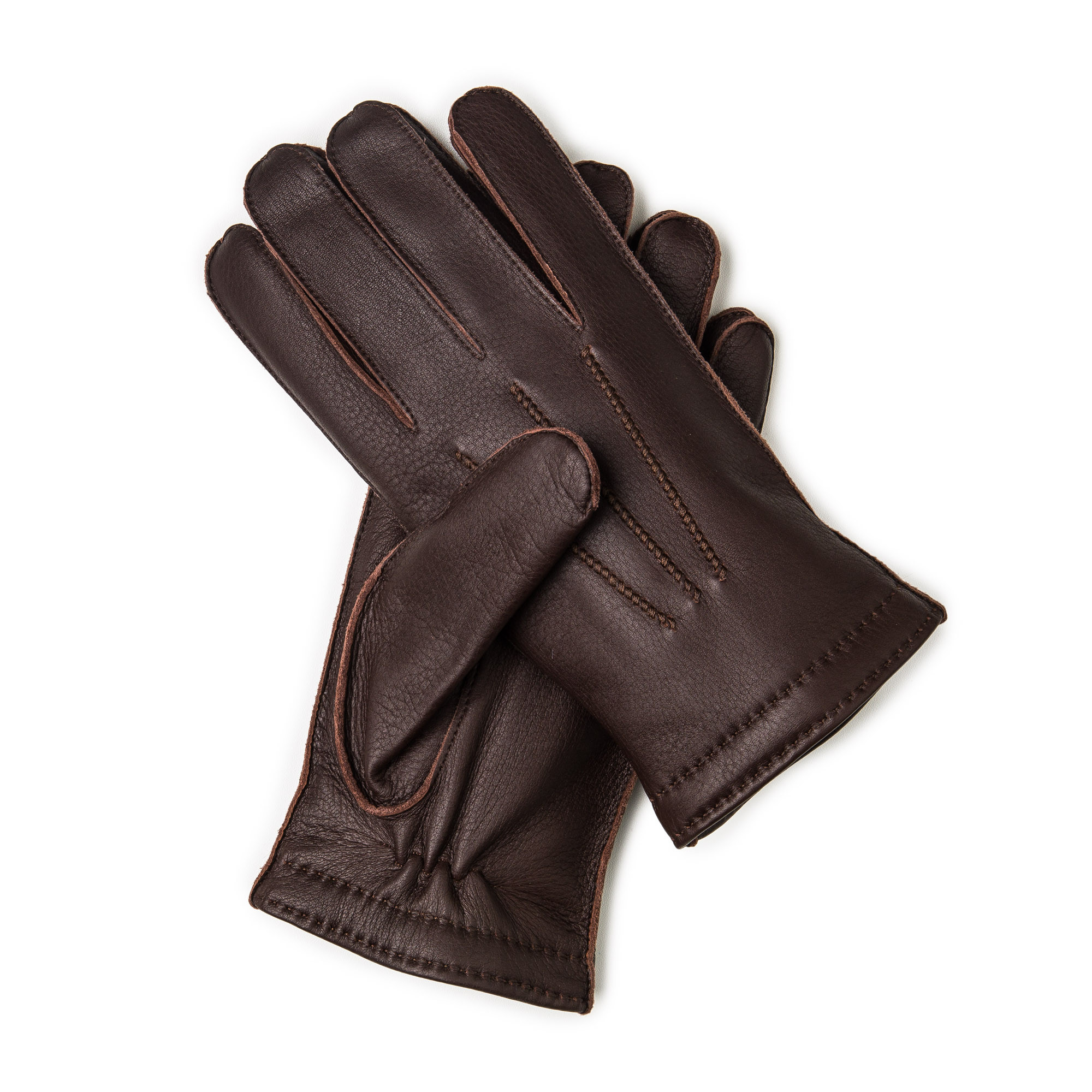 Windsor, Men's Fur Lined Deerskin Leather Gloves