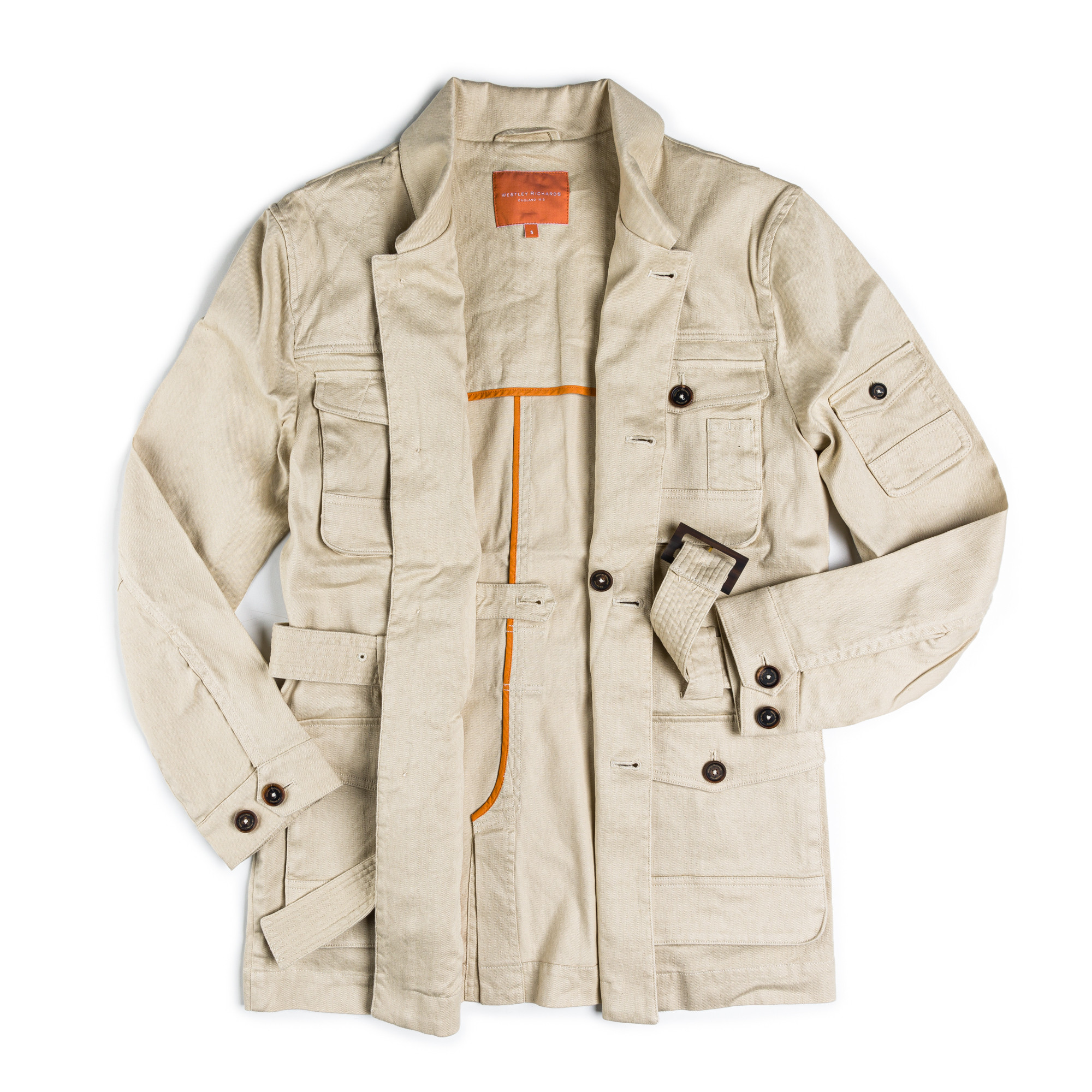 Westley Richards Selous Safari Jacket in Sand Stone