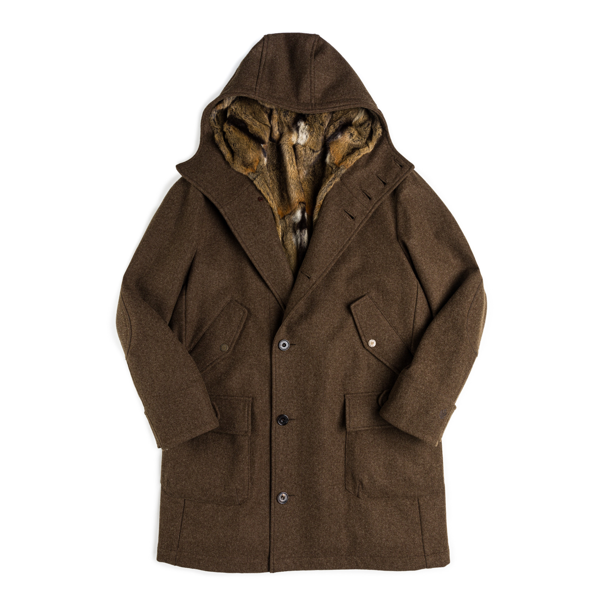 Long Double Breasted Wool Coat 3969