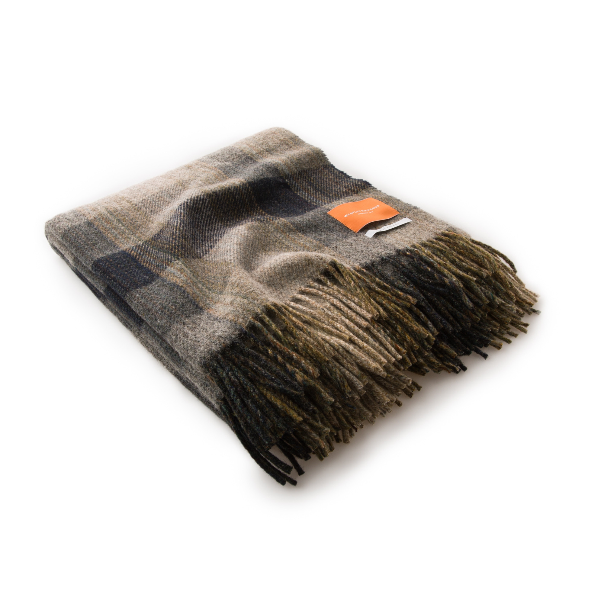 Westley Richards Wool Travel Blanket in Black Stone