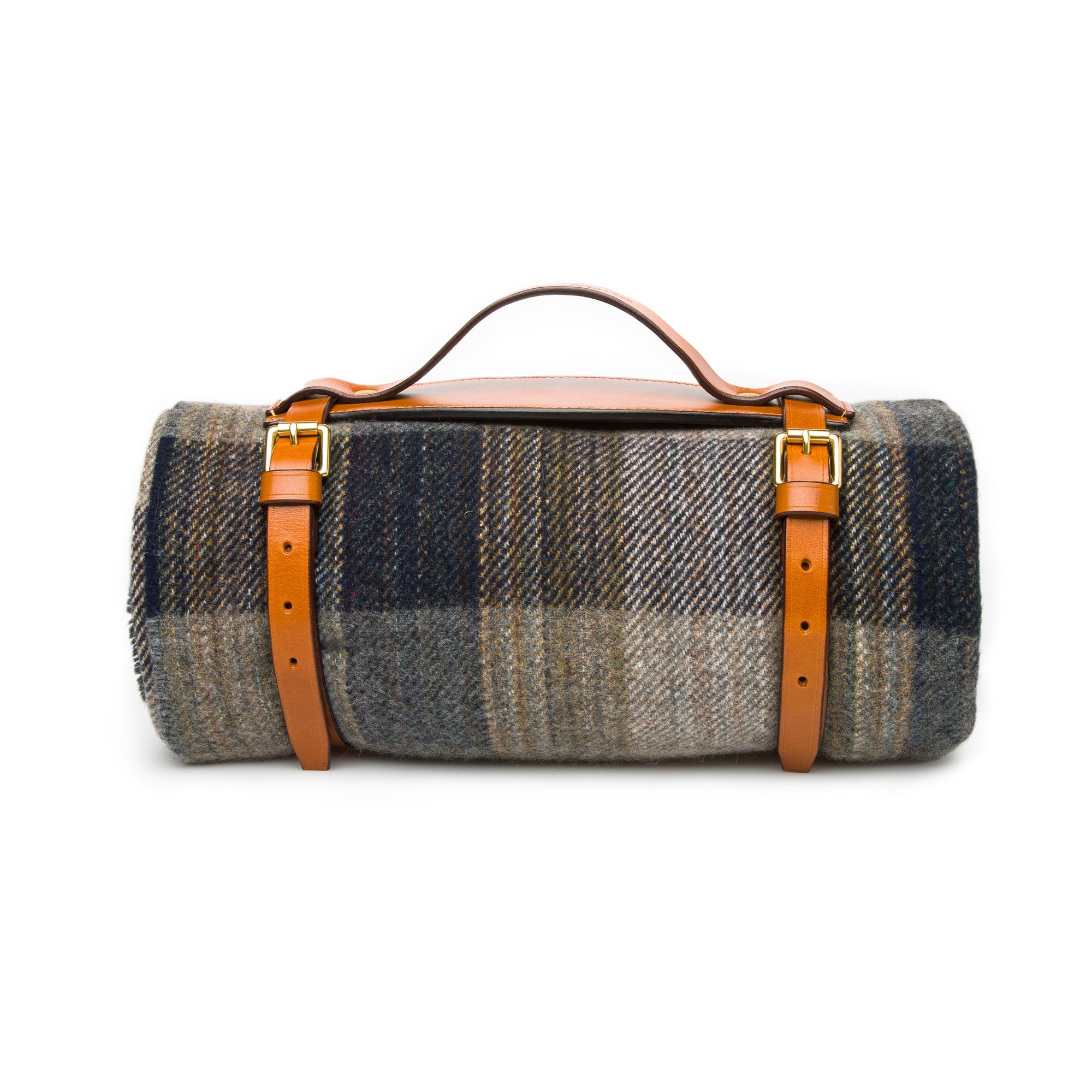 Westley Richards Wool Travel Blanket in Black Stone