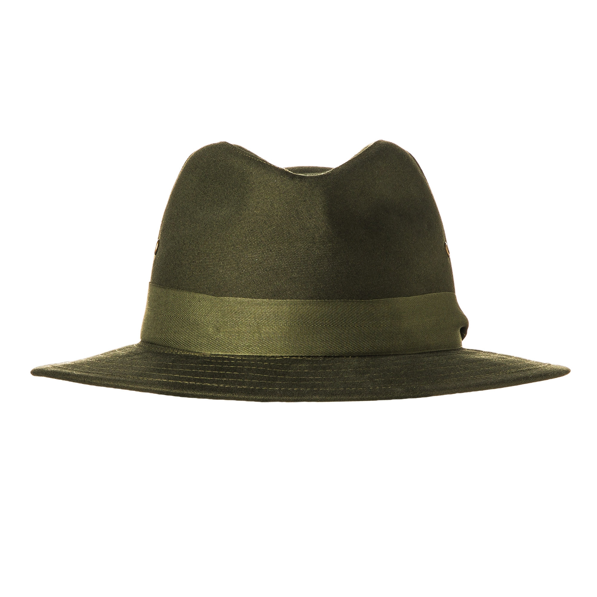 Westley Richards Hunting Hat with Green Herringbone Band